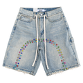 BOOMING U STONE BLUE DENIM SHORT