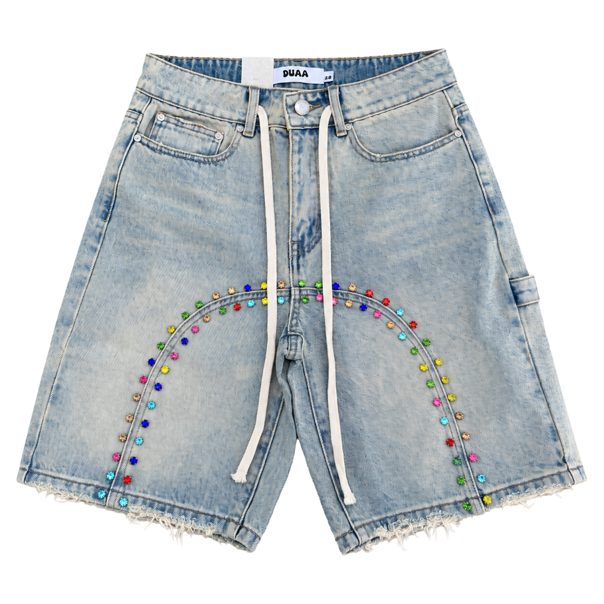 BOOMING U STONE BLUE DENIM SHORT