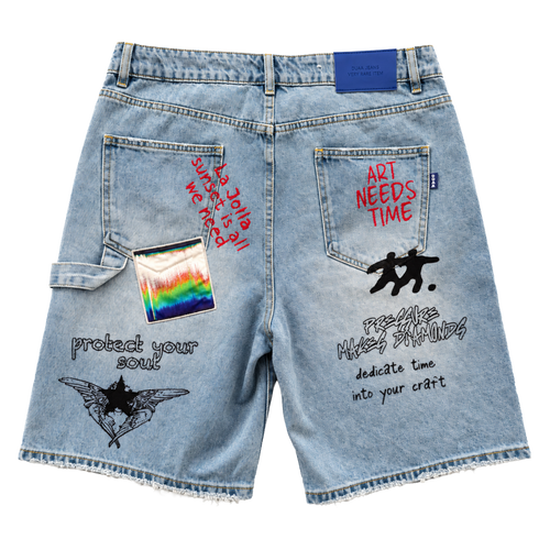 TELEPORT BLUE SHORT