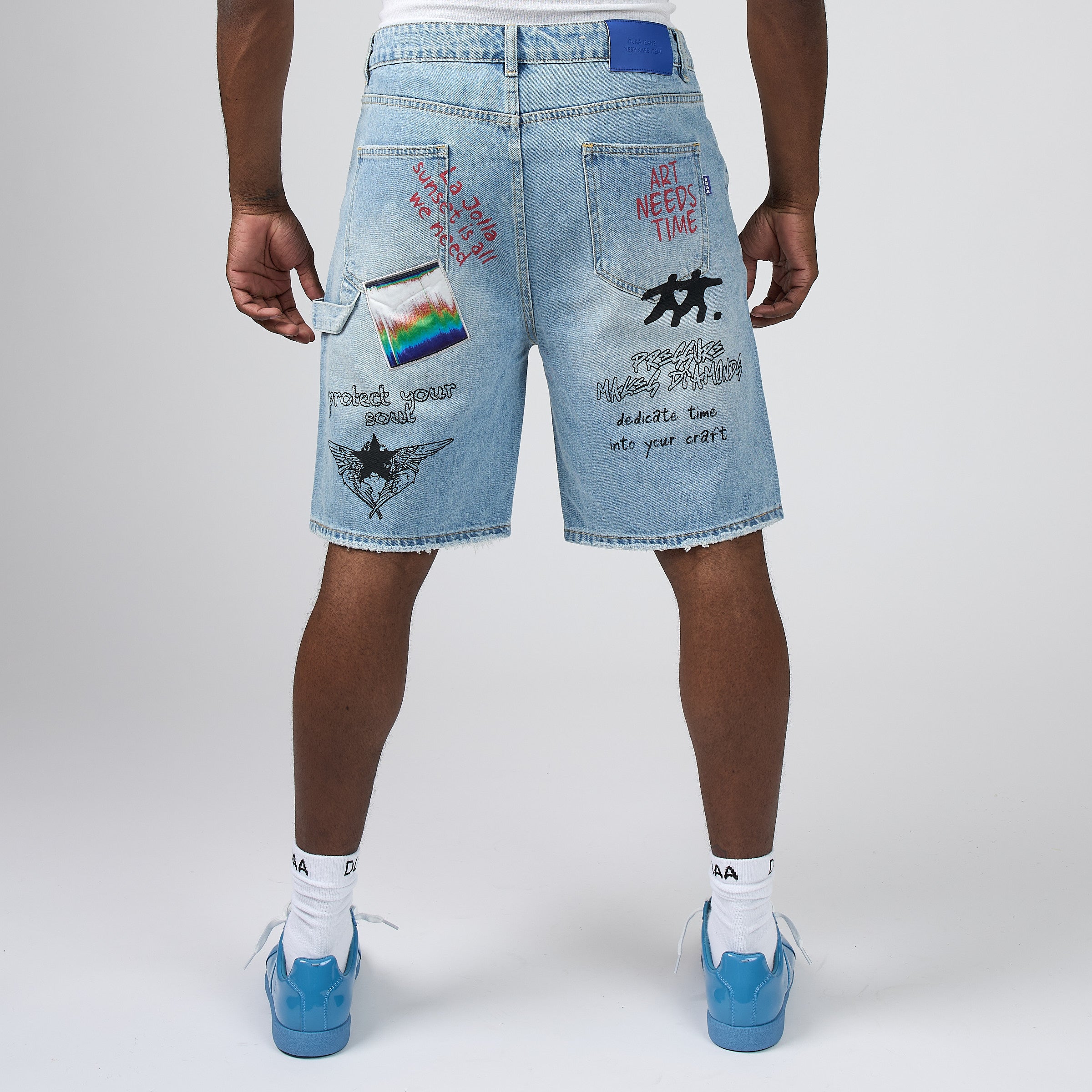 TELEPORT BLUE SHORT
